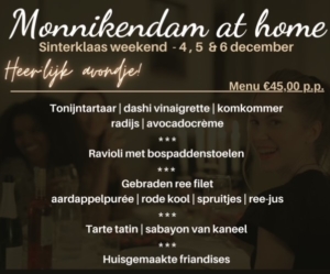 Menu Monnikendam at home